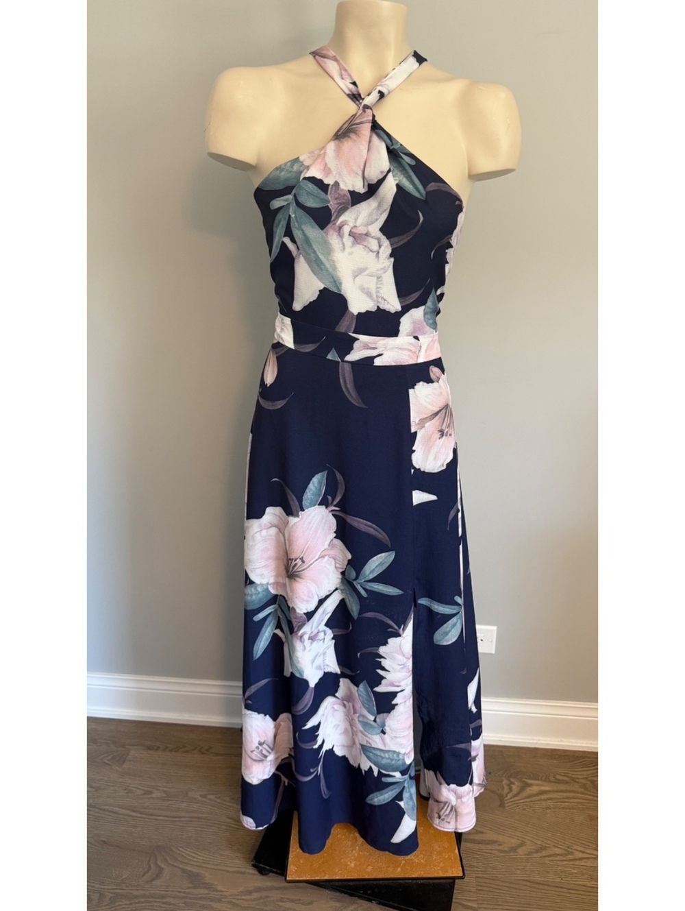 Petal + Pup Women's Floral Halter Neck Maxi Dress